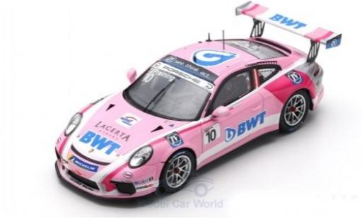 Diecast model cars Porsche 991 GT3 Cup 1/43 Spark 911 GT3 Cup No.10 BWT Lechner Racing Carrera Cup Deutschland 2018 T.Preining Porsche 991 GT3 Cup 1/43 Spark 911 GT3 Cup No.10 BWT Lechner Racing Carrera Cup Deutschland 2018 T.Preining diecast model cars