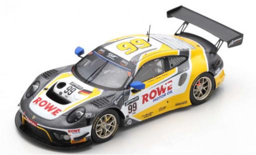 Diecast model cars Porsche 992 GT3 R 1/43 Spark 911 GT3 R (991) No.99 Rowe Racing ROWE 24h Spa 2020 K.Bachler/D.Werner/J.Andlauer Porsche 992 GT3 R 1/43 Spark 911 GT3 R (991) No.99 Rowe Racing ROWE 24h Spa 2020 K.Bachler/D.Werner/J.Andlauer diecast model cars