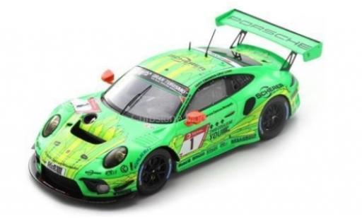 Diecast model cars Porsche 992 GT3 R 1/43 Spark 911 GT3 R No.1 Manthey-Racing 24h Nürburgring 2019 R.Lietz/F.Makowiecki/P.Pilet/N.Tandy Porsche 992 GT3 R 1/43 Spark 911 GT3 R No.1 Manthey-Racing 24h Nürburgring 2019 R.Lietz/F.Makowiecki/P.Pilet/N.Tandy diecast model cars