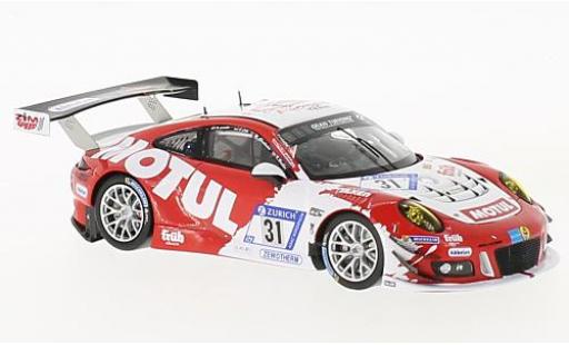 Porsche 991 GT3 R 1/18 Spark 911 GT3 R No.31 Frikadelli Racing Team 24h Nürburgring 2017 M.Christensen/K.Bachler/N.Siedler/L.Luhr diecast model cars