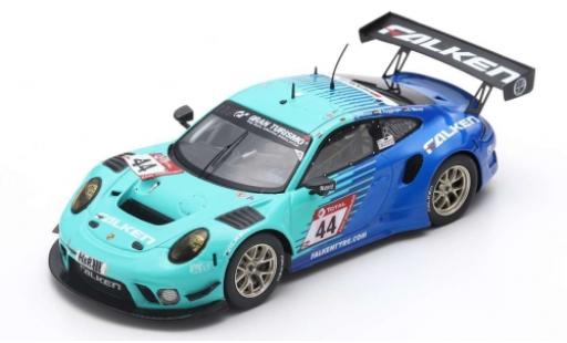 Diecast model cars Porsche 992 GT3 R 1/43 Spark 911 GT3 R No.44 Falken Motorsports 24h Nürburgring 2019 K.Bachler/J.Bergmeister/M.Ragginger/D.Werner Porsche 992 GT3 R 1/43 Spark 911 GT3 R No.44 Falken Motorsports 24h Nürburgring 2019 K.Bachler/J.Bergmeister/M.Ragginger/D.Werner diecast model cars