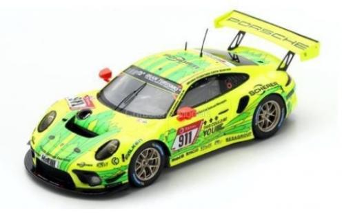 Diecast model cars Porsche 992 GT3 R 1/43 Spark 911 GT3 R No.911 Manthey-Racing 24h Nürburgring 2019 E.Bamber/M.Christensen/K.Estre/L.Vanthoor Porsche 992 GT3 R 1/43 Spark 911 GT3 R No.911 Manthey-Racing 24h Nürburgring 2019 E.Bamber/M.Christensen/K.Estre/L.Vanthoor diecast model cars