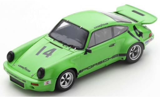 Porsche 911 1/43 Spark RS 3.0 No.14 IROC Riverside 1973 E.Fittipaldi diecast model cars