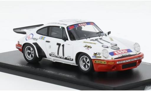Porsche 930 RS 1/43 Spark 911 3.0 No.71 24h Le Mans 1976 1:43 diecast model cars