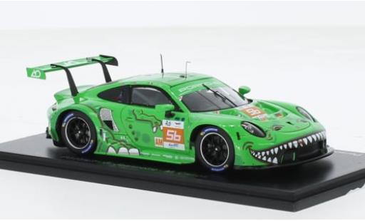 Porsche 911 1/43 Spark RSR-19 No.56 Project 1 - AO 24h Le Mans 2023 1:43 diecast model cars