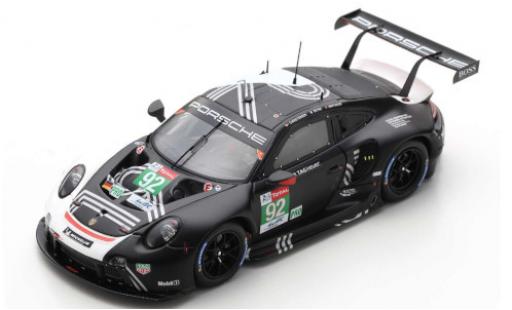 Diecast model cars Porsche 992 RSR 1/43 Spark 911 RSR-19 No.92 GT Team 24h Le Mans 2020 M.Christensen/K.Estre/L.Vanthoor Porsche 992 RSR 1/43 Spark 911 RSR-19 No.92 GT Team 24h Le Mans 2020 M.Christensen/K.Estre/L.Vanthoor diecast model cars