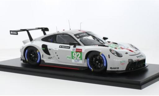 Diecast model cars Porsche 911 1/18 Spark RSR-19 No.92 GT Team 24h Le Mans 2021 1:18 Porsche 911 1/18 Spark RSR-19 No.92 GT Team 24h Le Mans 2021 1:18 diecast model cars