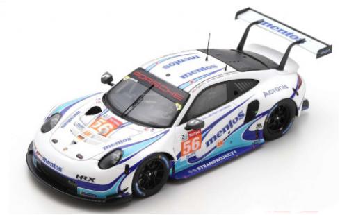 Diecast model cars Porsche 992 RSR 1/43 Spark 911 RSR No.56 Team Project 1 Mentos 24h Le Mans 2020 M.Cairoli/E.Perfetti/L.ten Voorde Porsche 992 RSR 1/43 Spark 911 RSR No.56 Team Project 1 Mentos 24h Le Mans 2020 M.Cairoli/E.Perfetti/L.ten Voorde diecast model cars