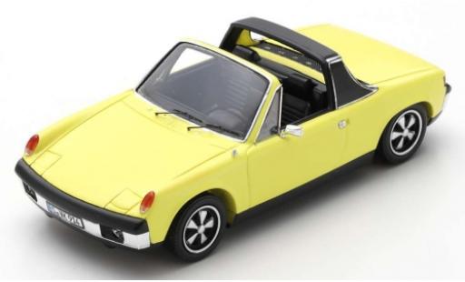 Diecast model cars Porsche 914 1/43 Spark /6 yellow 1973 Porsche 914 1/43 Spark /6 yellow 1973 diecast model cars