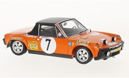 Porsche 914 1/43 Spark /6 No.7 Rallye Monte Carlo 1971 B.Waldegard/H.Thorszelius diecast model cars