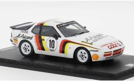 Diecast model cars Porsche 944 1/43 Spark Turbo Cup No.10 Turbo Cup 1987 1:43 Porsche 944 1/43 Spark Turbo Cup No.10 Turbo Cup 1987 1:43 diecast model cars