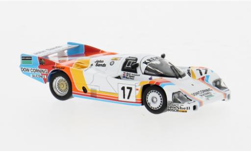 Diecast model cars Porsche 956 1984 1/64 Spark 24h Le Mans #17 1:64 Porsche 956 1984 1/64 Spark 24h Le Mans #17 1:64 diecast model cars