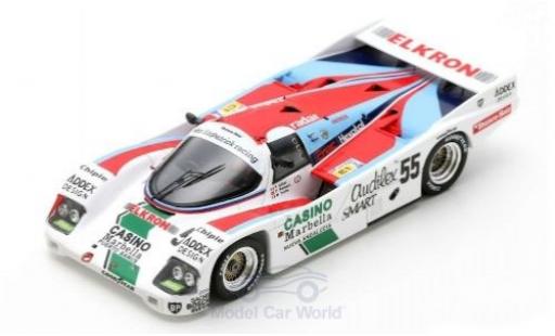 Diecast model cars Porsche 956 1986 1/43 Spark /62 C RHD No.55 24h Le Mans 1986 F.Alliot/P.Romero/M.Trolle Porsche 956 1986 1/43 Spark /62 C RHD No.55 24h Le Mans 1986 F.Alliot/P.Romero/M.Trolle diecast model cars