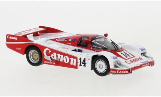 Diecast model cars Porsche 956 1985 1/43 Spark RHD No.14 Richard Lloyd Racing Canon 24h Le Mans 1985 J.Palmer/J.Weaver/R.Lloyd Porsche 956 1985 1/43 Spark RHD No.14 Richard Lloyd Racing Canon 24h Le Mans 1985 J.Palmer/J.Weaver/R.Lloyd diecast model cars