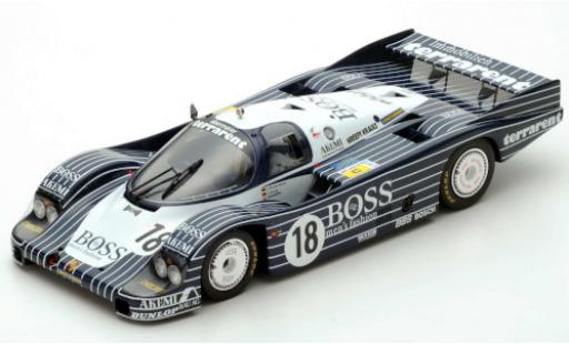 Porsche 956 1983 1/64 Spark RHD No.18 Obermaier Racing Boss 24h Le Mans 1983 J.Lässig/A.Plankenhorn/D.Wilson diecast model cars