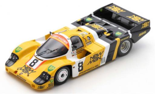 Diecast model cars Porsche 956 1984 1/43 Spark RHD No.8 Joest Racing New Man 24h Le Mans 1984 J-L.Schlesser/M.de Narvaez/S.Johansson Porsche 956 1984 1/43 Spark RHD No.8 Joest Racing New Man 24h Le Mans 1984 J-L.Schlesser/M.de Narvaez/S.Johansson diecast model cars
