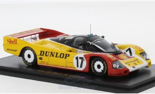 Diecast model cars Porsche 962 1988 1/43 Spark C No.17 S 24h Le Mans 1988 D.Bell/K.Ludwig/H-J.Stuck Porsche 962 1988 1/43 Spark C No.17 S 24h Le Mans 1988 D.Bell/K.Ludwig/H-J.Stuck diecast model cars