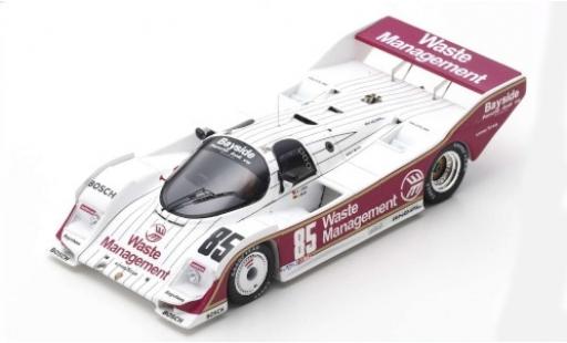 Porsche 962 1987 1/43 Spark RHD No.85 2h Del Mar 1987 J.Mass diecast model cars
