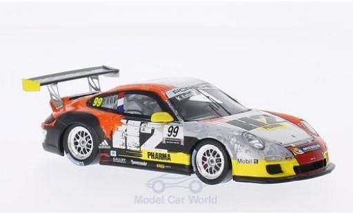 Diecast model cars Porsche 997 GT3 CUP 1/43 Spark GT3 Cup No.99 H2 Pharma Carrera Cup Paul Ricard 2013 K.Estre Porsche 997 GT3 CUP 1/43 Spark GT3 Cup No.99 H2 Pharma Carrera Cup Paul Ricard 2013 K.Estre diecast model cars