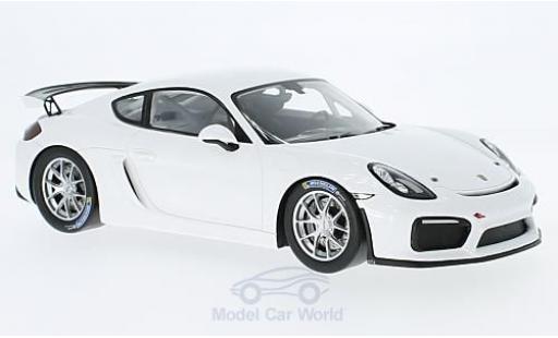 Porsche Cayman GT4 Clubsport 1/18 Spark GT4 Clubsport white 2017 diecast model cars