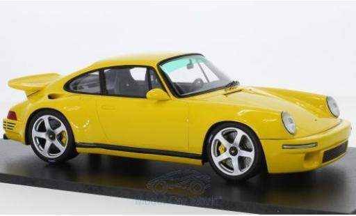 Ruf CTR 1/18 Spark Porsche RUF yellow 2017 diecast model cars