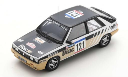 Renault 11 1/43 Spark Turbo No.121 Rallye WM Tour de Corse 1984 J.-P.Deriu/J.Mariani diecast model cars