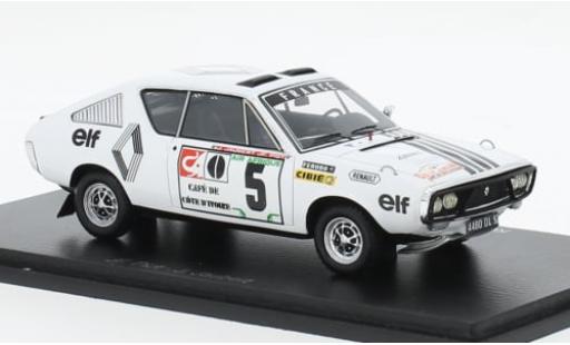 Renault 17 1/43 Spark No.5 Rallye WM Rallye Bandama 1973 1:43 diecast model cars