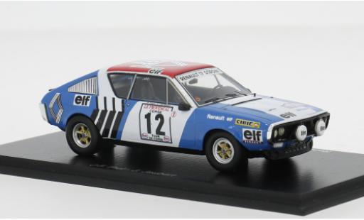 Renault 17 1/43 Spark Tour de Corse 1974 #12 1:43 diecast model cars