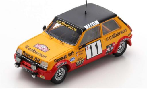 Diecast model cars Renault 5 1/43 Spark Alpine No.11 Calberson Rally Monte Carlo 1979 J.Ragnotti/J-M.Andrie Renault 5 1/43 Spark Alpine No.11 Calberson Rally Monte Carlo 1979 J.Ragnotti/J-M.Andrie diecast model cars