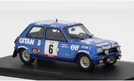 Renault 5 1/43 Spark Alpine Tour de Corse 1979 #6 1:43 diecast model cars