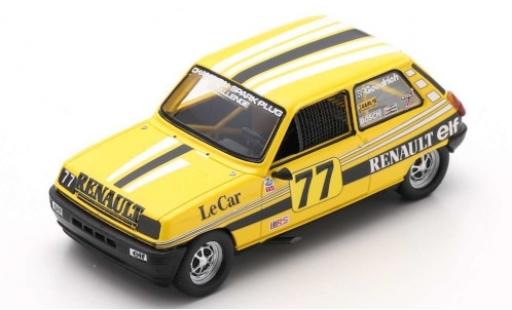 Diecast model cars Renault 5 1/43 Spark No.77 IMSA RS 1980 P.Jacquemart Renault 5 1/43 Spark No.77 IMSA RS 1980 P.Jacquemart diecast model cars