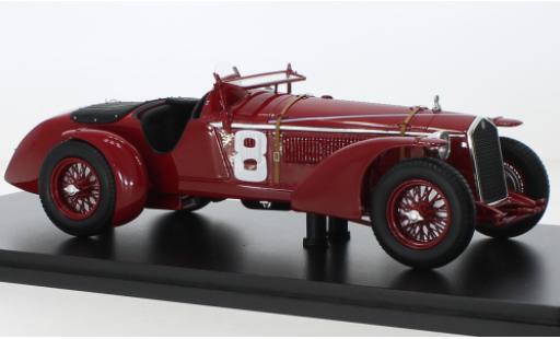 Diecast model cars Alfa Romeo 8C 1/18 Spark No.8 24h Le Mans 1932 Alfa Romeo 8C 1/18 Spark No.8 24h Le Mans 1932 diecast model cars