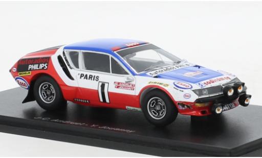Diecast model cars Alpine A310 1/43 Spark No.1 Autoradios Philips Rallye WM Rallye Monte Carlo 1976 Alpine A310 1/43 Spark No.1 Autoradios Philips Rallye WM Rallye Monte Carlo 1976 diecast model cars