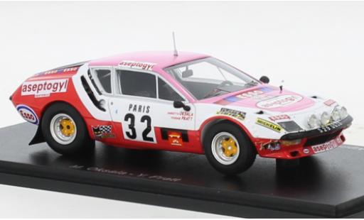 Diecast model cars Alpine A310 1/43 Spark No.32 Aseptogyl Rallye WM Rallye Monte Carlo 1977 Alpine A310 1/43 Spark No.32 Aseptogyl Rallye WM Rallye Monte Carlo 1977 diecast model cars