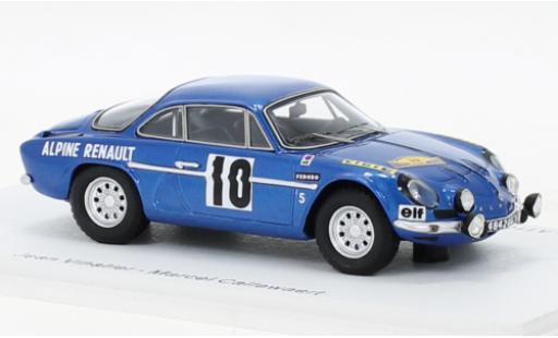 Alpine A110 1/43 Spark Renault No.10 Rallye des Routes du Nord 1969 diecast model cars