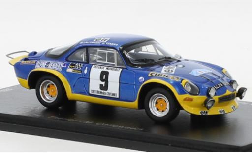 Alpine A110 1/43 Spark Renault Turbo No.9 Criterium des Cevennes 1972 diecast model cars