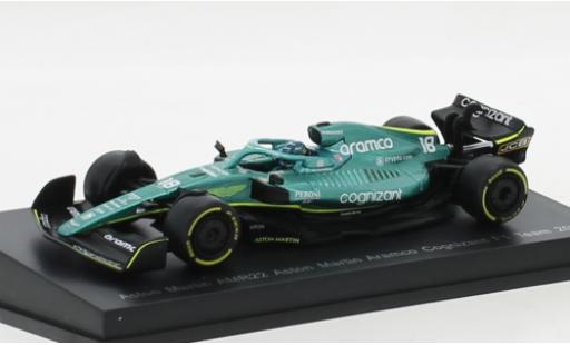 Diecast model cars Aston Martin AMR2 1/64 Spark 2 No.18 Aramco Cognizant F1 Team Cognizant Formel 1 2022 Aston Martin AMR2 1/64 Spark 2 No.18 Aramco Cognizant F1 Team Cognizant Formel 1 2022 diecast model cars