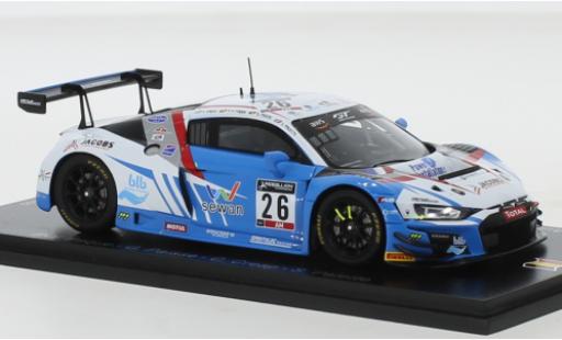 Audi R8 1/43 Spark LMS GT3 No.26 Sainteloc Racing 24h Spa 2020 diecast model cars