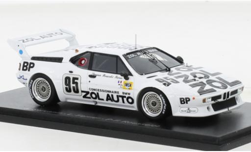 Diecast model cars Bmw M1 1/43 Spark No.95 24h Le Mans 1980 Bmw M1 1/43 Spark No.95 24h Le Mans 1980 diecast model cars
