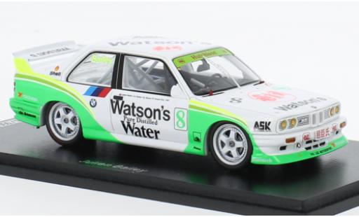 Diecast model cars Bmw M3 1/43 Spark (E30) No.8 Watsons Macau Guia Race 1990 Bmw M3 1/43 Spark (E30) No.8 Watsons Macau Guia Race 1990 diecast model cars