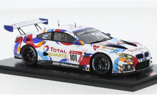 Bmw M6 1/43 Spark GT3 No.101 Walkenhorst Motorsport Total 24h Nuerburgring 2021 diecast model cars