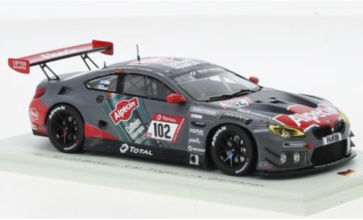 Bmw M6 1/43 Spark GT3 No.102 Walkenhorst Motorsport Alpecin 24h Nuerburgring 2021 diecast model cars