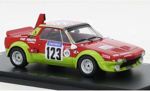 Diecast model cars Fiat X 1/9 1/43 Spark Abarth No.123 Tour de France Automobile 1974 Fiat X 1/9 1/43 Spark Abarth No.123 Tour de France Automobile 1974 diecast model cars