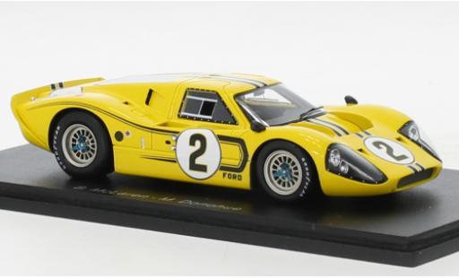 Diecast model cars Ford GT40 1/43 Spark Mk IV RHD No.2 24h Le Mans 1967 Ford GT40 1/43 Spark Mk IV RHD No.2 24h Le Mans 1967 diecast model cars