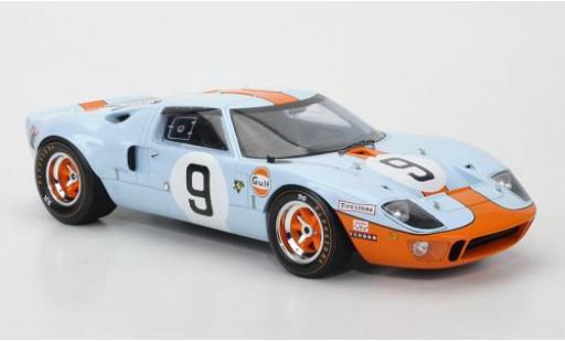 Diecast model cars Ford GT40 1/18 Spark No.9 Gulf P.Rodriguez/L.Bianchi 24h Le Mans 1968 Ford GT40 1/18 Spark No.9 Gulf P.Rodriguez/L.Bianchi 24h Le Mans 1968 diecast model cars