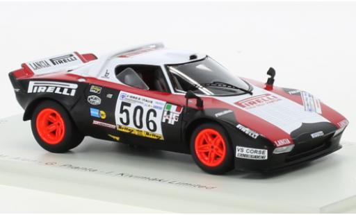 Lancia Stratos 1/43 Spark No.506 Giro de Italia 1978 diecast model cars