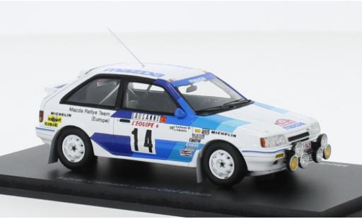 Mazda 323 1/43 Spark 4WD No.14 Rally Team Europe Rallye WM Rallye Monte Carlo 1986 diecast model cars