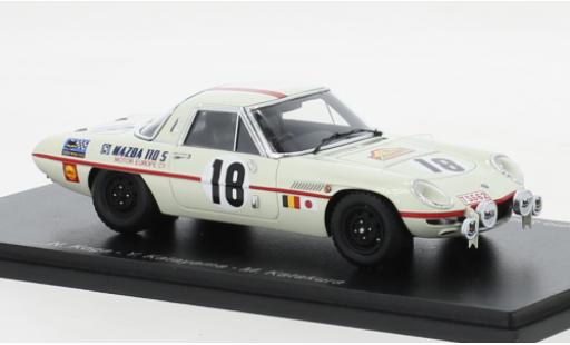 Diecast model cars Mazda Cosmo 1/43 Spark Sport 110S RHD No.18 Marathon de la Route 1968 Mazda Cosmo 1/43 Spark Sport 110S RHD No.18 Marathon de la Route 1968 diecast model cars