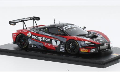 McLaren 720 1/43 Spark S GT3 No.7 Inception Racing 24h Spa 2022 diecast model cars