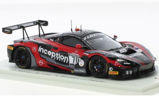 McLaren 720 1/43 Spark S GT3 No.70 Inception Racing 24h Spa 2021 diecast model cars